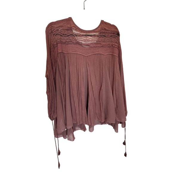 Free People Penny Lane Tunic Top In Cactus Flower SZ S/P Boho Festival Romantic - Picture 2 of 10